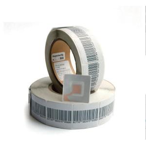 RF 8.2MHz Custom Adhesive White or Barcode Label Stickers for Anti theft