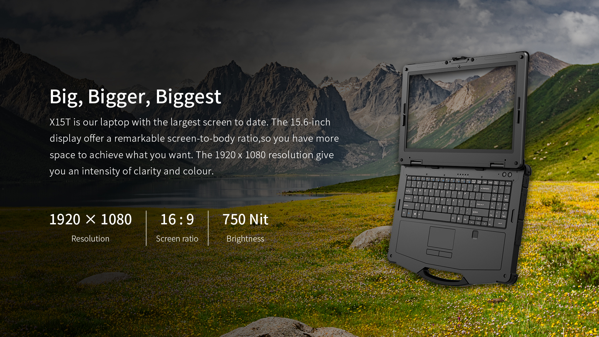 Emdoor 15.6-Inch Industrial Rugged PC with 5G Intel Core i5/i7 Win10/11 and NFC Option