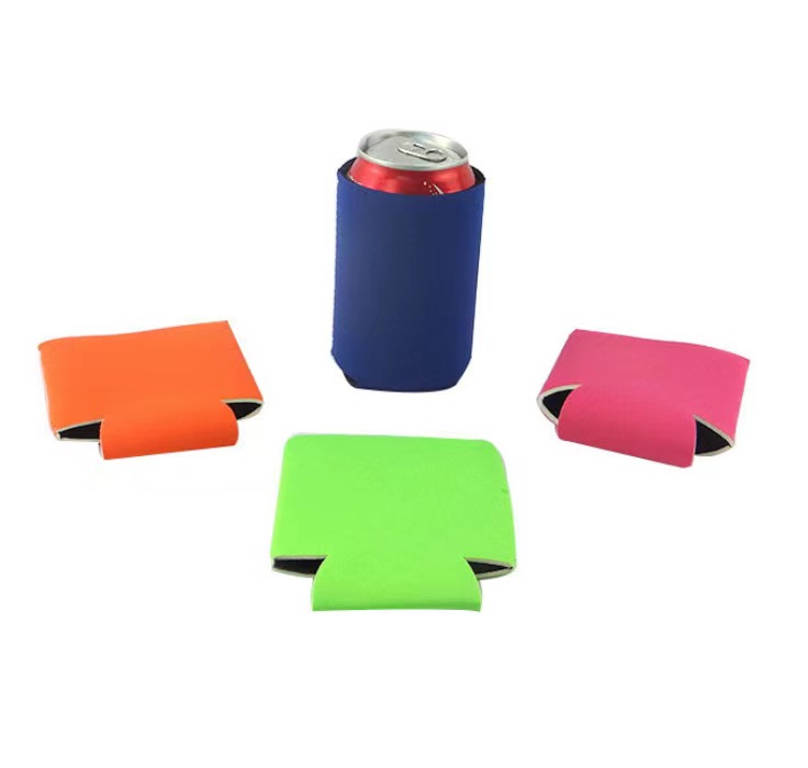 12OZ Waterproof Neoprene Beer Koozies Sublimation Insulated Neoprene Can Sleeves