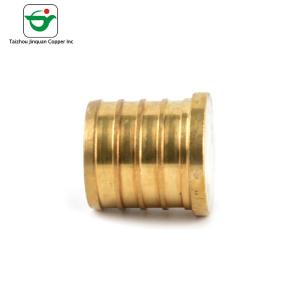 Customized CUPC NSF 1 Inch Brass Pex End Plug Pex Barb Fitting