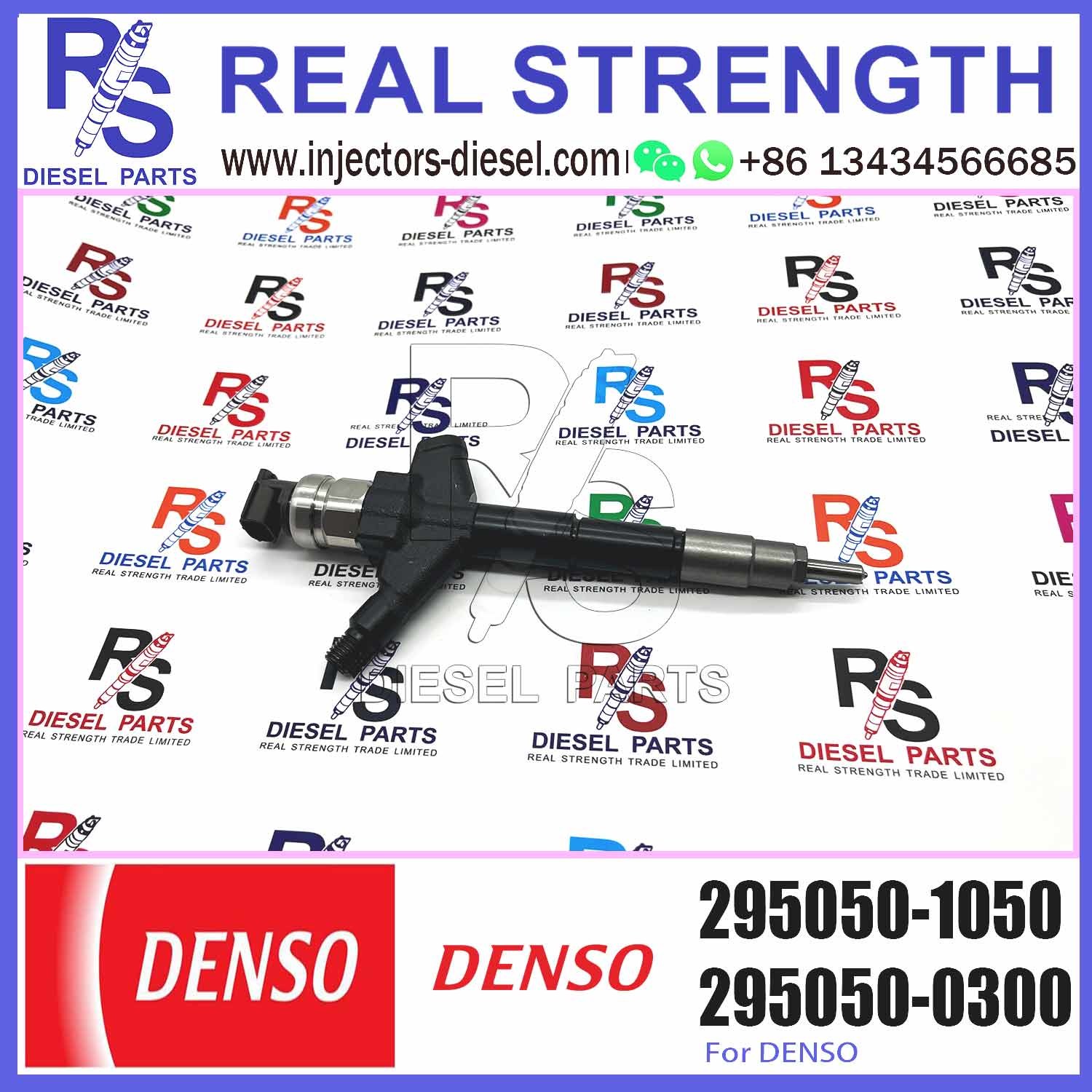 Diesel Engine Fuel Pump Injector Assemblies 16600-5X30A Common Rail Injector Nozzle 295050-1050