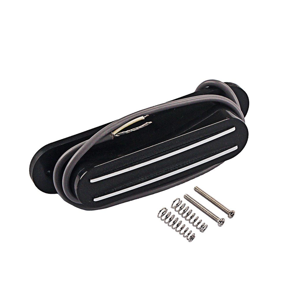 Direct Mount Mini Guitar Pickup Hot Rail Chrome Dual Rail Guitar Pickup