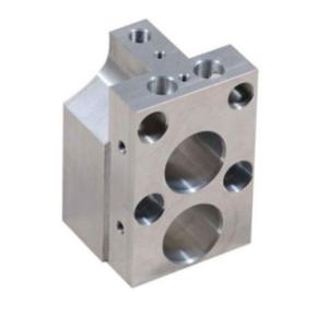 Square Precision Machined Components Steel Block Chromium Plating Parts