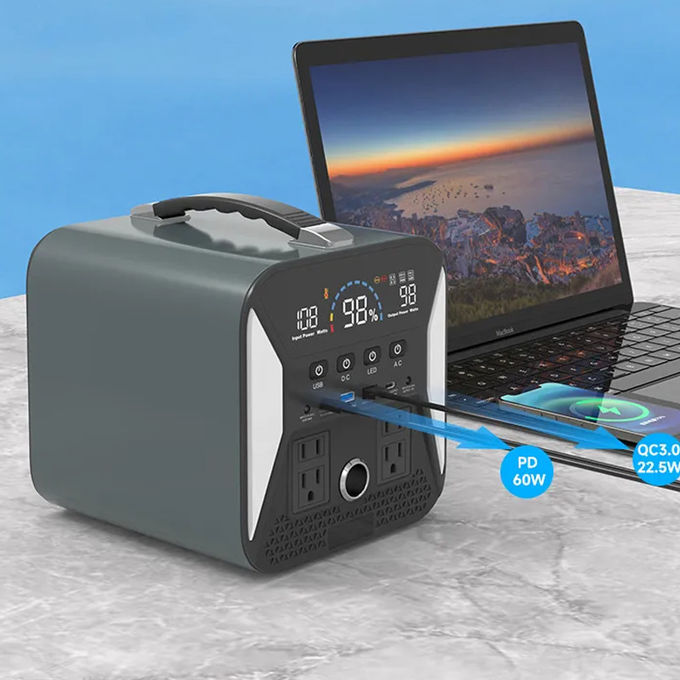 Dc Ac 500W 600w 1000W Lithium Battery Bank Portable Power Station Quick Charge Support 1