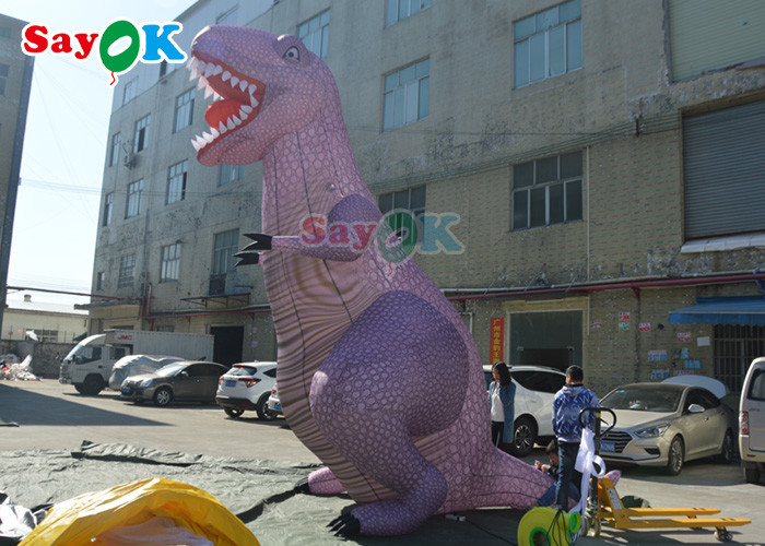 Large Size 5m Inflatable Tyrannosaurus Rex Dinosaur Full Printing