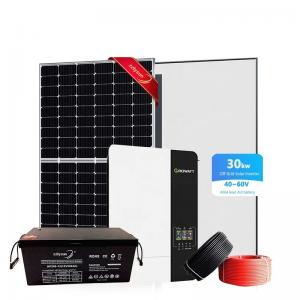 China Roof Mounting Off Grid Solar Energy System Complete Kit 25KW 30KW on sale