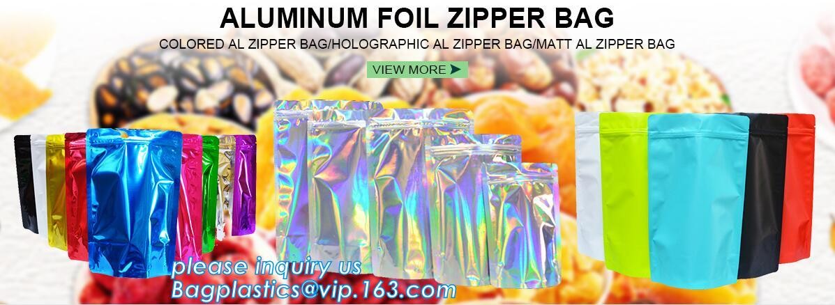 clear opp/cpp three side seal bag for beans,biscuits,cookies,pp cpp self-adhesive poly bag with glue tape,CPP BOPP plast