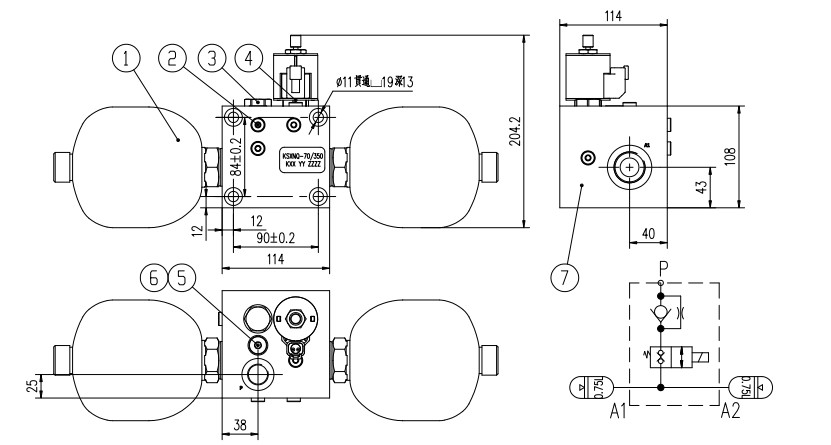 350bar Pilot Operated Pressure Relief Valve pilot oil resource valve