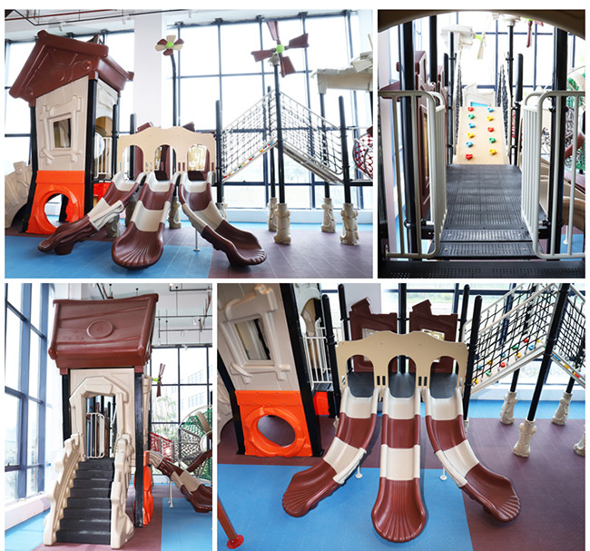 Kids Sport Game Toys Outdoor Playground Tube Plastic Slide