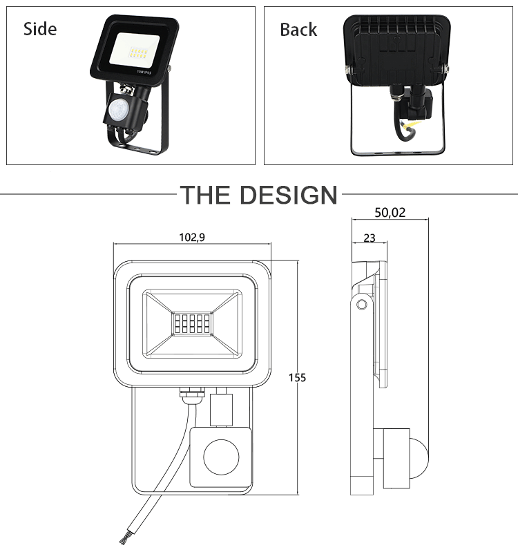 Rgb Outdoor LED Flood Lights 200 W 300 W 110v 5000k Ip65 Commercial Warm White Security