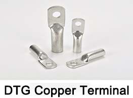 Electric Wire Connector with Tin Coated Copper Tube Compression Cable Lugs Ferrule