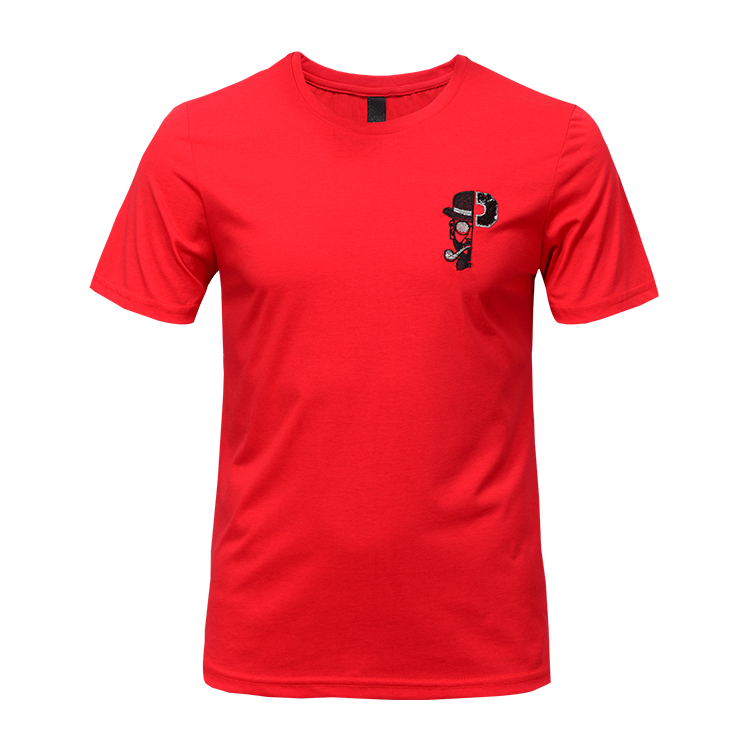 Round Neck Mens Sports T Shirts , Multicolor Male T Shirt Casual Style
