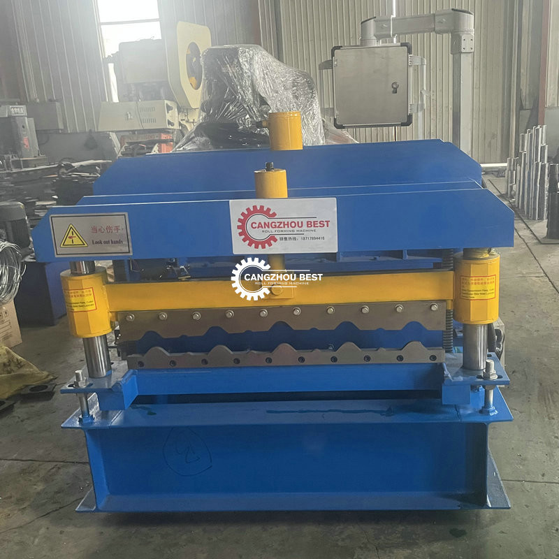 Double Layer Airports Roof Tile Roll Former Making Color Steel Roofing Sheets