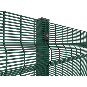 Galvanized High Security Welded Wire Mesh Fence 1.8M Anti Climb Fence With Spike