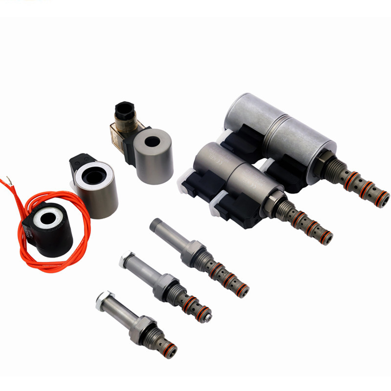 2 Way 2 Position Automotive Solenoid Valve Threaded Cartridge Hydraulic Valve