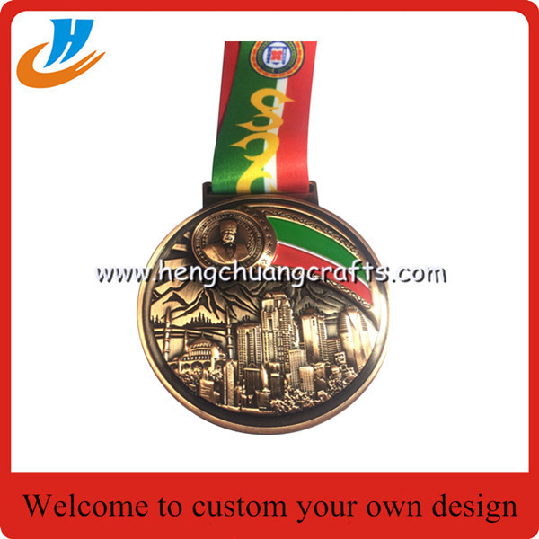 Soft enamel metal medals,high quality metal medals with custom your own logo