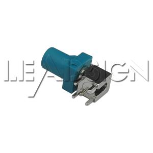 Fakra Code Z Right Angle PCB Connector for In-vehicle Communication Systems