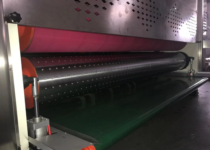 Four Colors Corrugated Box Printing Machine With Slotter Rotary Die Cutter Machine