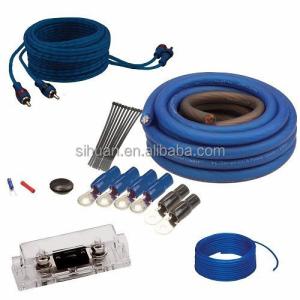 China 4awg Amp Installation Cable Kit 2500W Car Audio Cables Kit with Bare Copper Conductor on sale