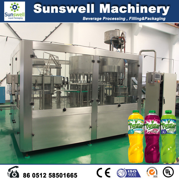 5.2KW carbonated drink filling machine / bottling equipments 9,000BPH (500ml) capability