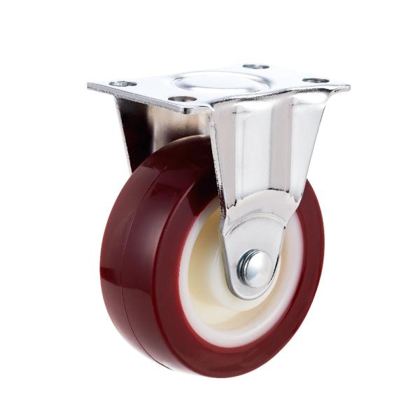 Quality Light Duty PU Furniture Casters , Polypropylene Caster Wheels Customized for sale