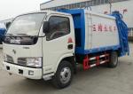 5.5 Cbm Fuel Type Trash Dump Truck Garbage Collection Truck With Rear Loader