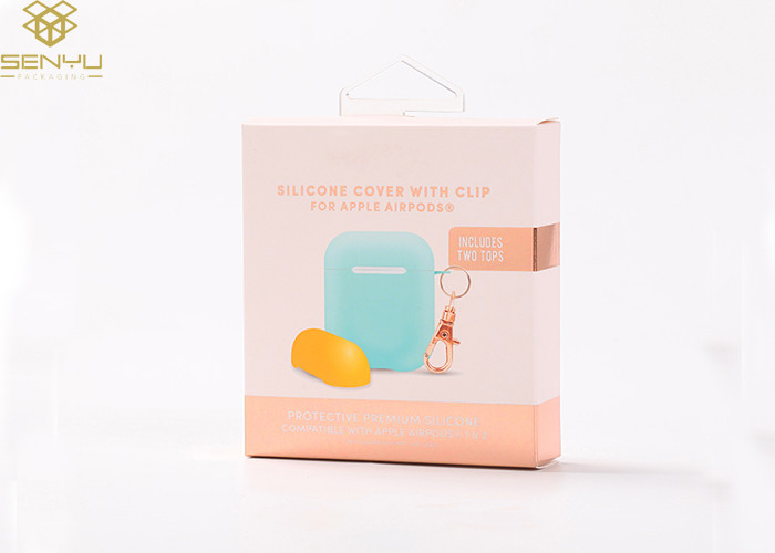 Printed Custom Retail Boxes , Airpods Mobile Case Packaging Box Long Life