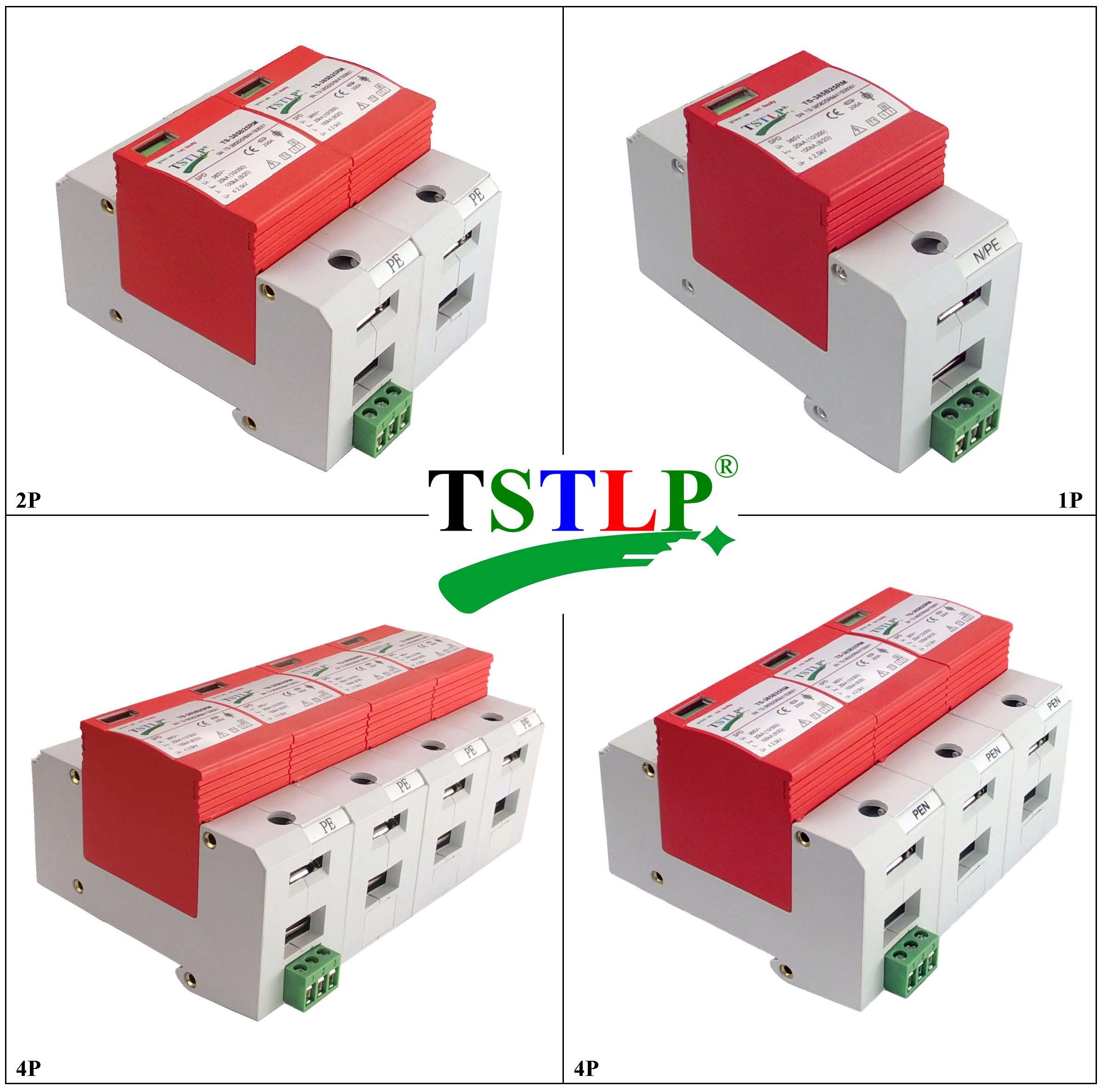 Single Phase 80kA Tvss Voltage Surge Suppressor With Multiple Voltage Available