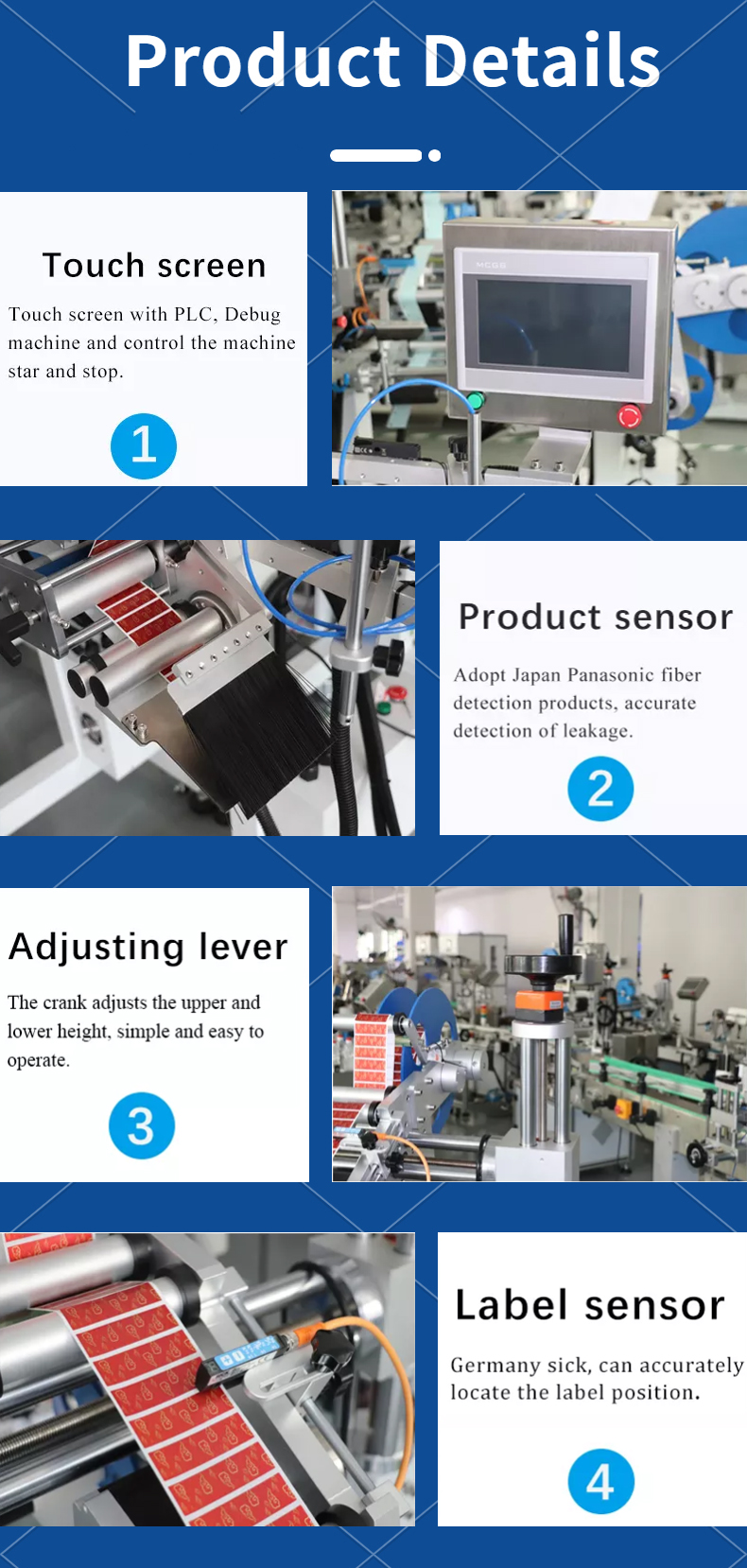 FK835 Wood Packaging Material Flat Surface Feeder Labeler Assembly Line Labeling Machine