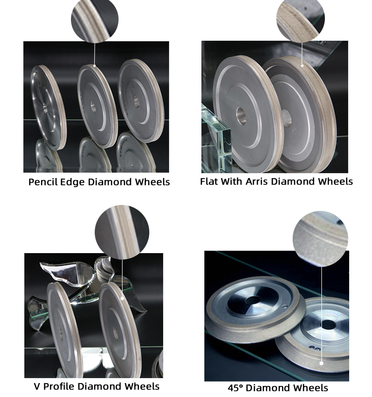 Self-produced D175 Duckbill OG 3MM Width Diamond Grinding Wheel for glass and stone