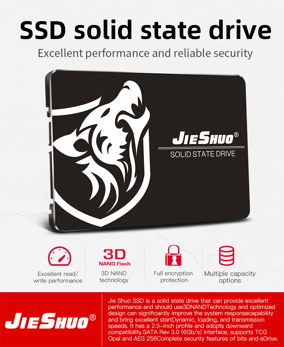 240GB SSD Solid State Drive Internal Type Sata 3.0 Interface 12Gb/S