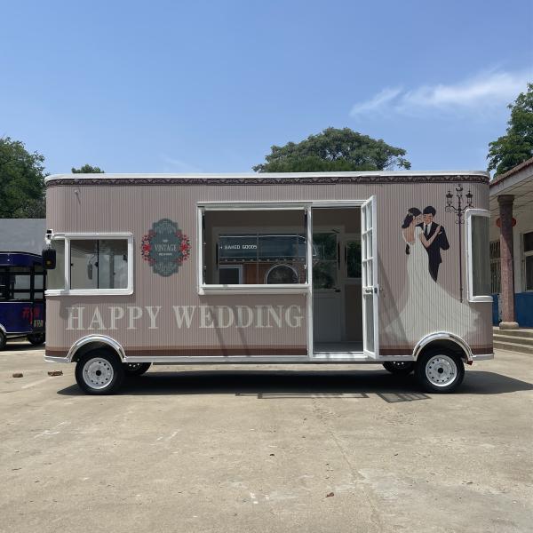 Electric Mobile Wedding Photo Commodity and Retail Shop Food Snack Trailer