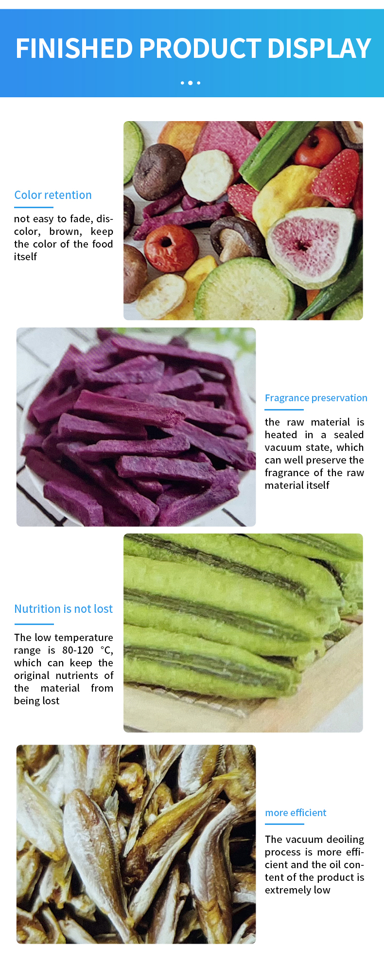 Banana Chip Vacuum Frying Machine Low Oil Contain Potato Chips Deep Fryer