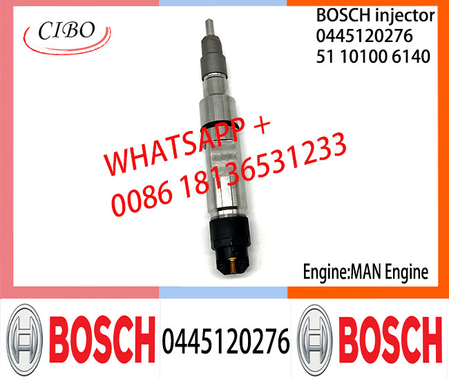 BOSCH 0445120276 Neutral Diesel Fuel Injector Assembly 0445120276 51101006140 For MAN Engine