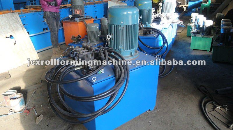 JCX New Corrugated Aluminum Iron Roofing Sheets Making Machine With New Technology and cold bending roll forming machine