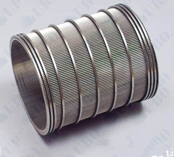  Anti - Blocking Welded Wedge Wire Screen Cylinder Filter Large Filtering Area Manufactures
