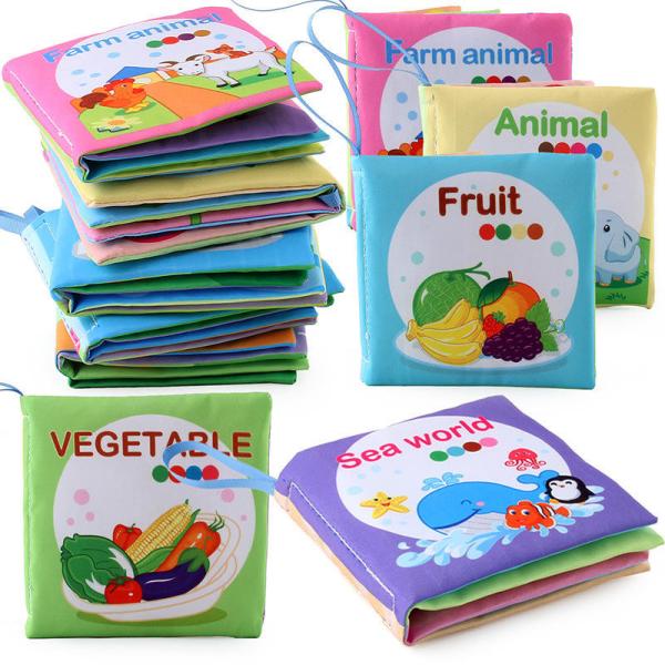 Montessori Toys Newborn Sensory Books Basic Life Skills Activity Books For 18