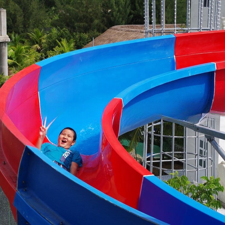 Smooth Water Slide Used Fiberglass Swimming Pool Slide