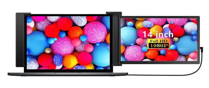 USB3.1 Liquid Crystal Portable LCD Display Dual Monitor Windows Mac Android 7 Inch