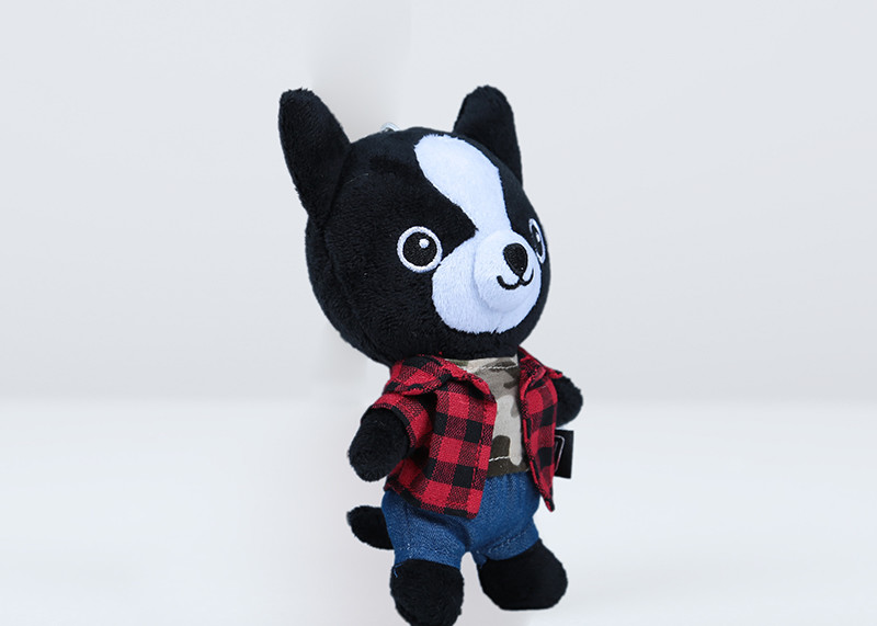 Dressed Up Plush Keychain Toys Delicate Handmaking Artwork Machine Washable
