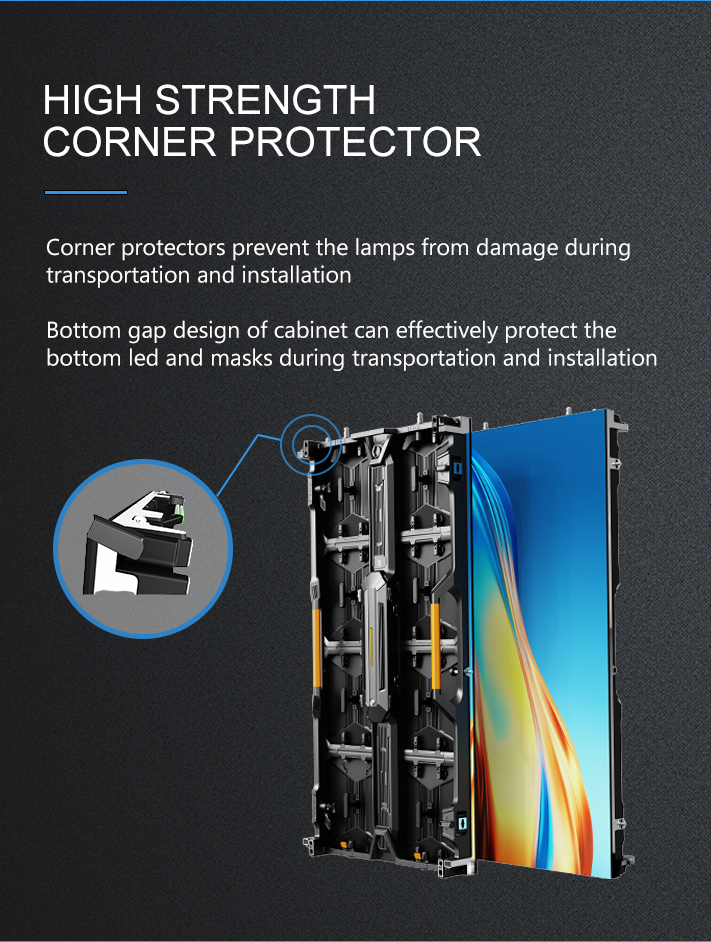 Mobile Led Screen Rental Full Color P3.91 Cube LED Screen For Concert Stage Background Video Wall