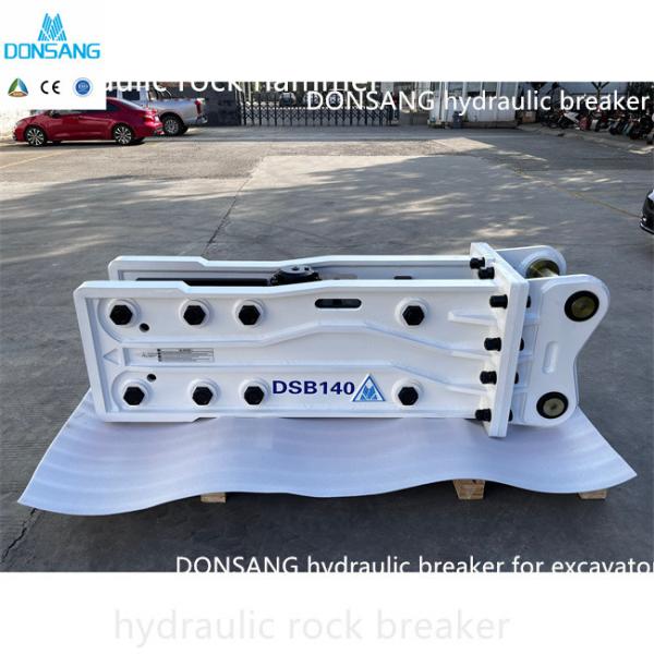 Chisel 150mm Diameter Hydraulic Rock Hammer Breaker 2904Mm Total Length 180 Kgf