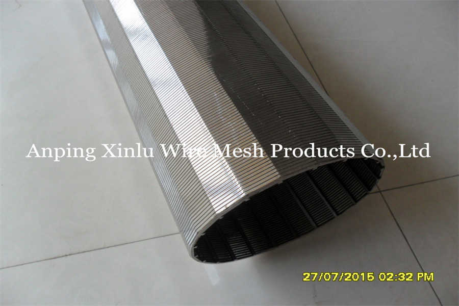 Point Welding Spiral Continuous Slot Wedge Wire Well Screen Tube for Groundwater/oil Pump