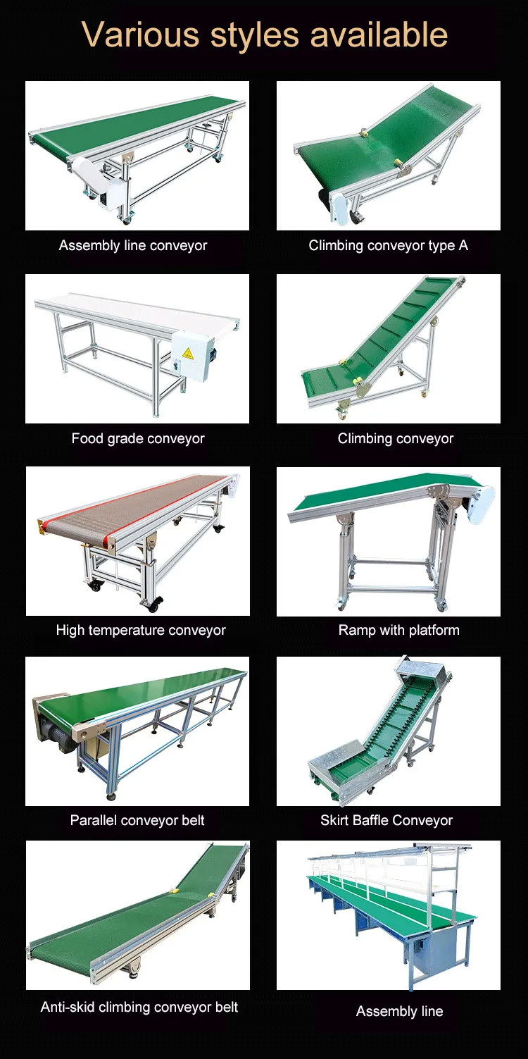 Aluminium / Steel Frame Straight Belt Machines Modular Belt Conveyor For Production Line