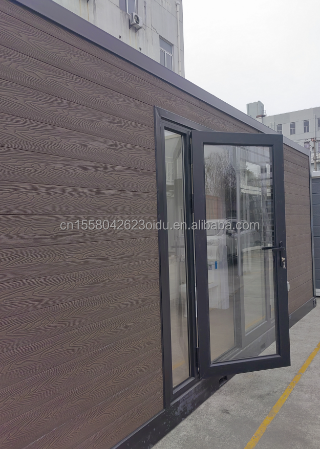 20ft Modern Design Prefabricated Wooden House Steel Material Tiny Container House for Hotel/Couple Vocation Outdoor Stay