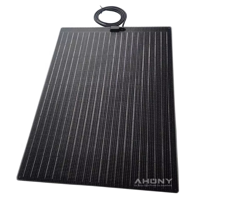Walkable 100 Watt Mono Perc Solar Panel Semi Rigid Monocrystalline Solar Panel