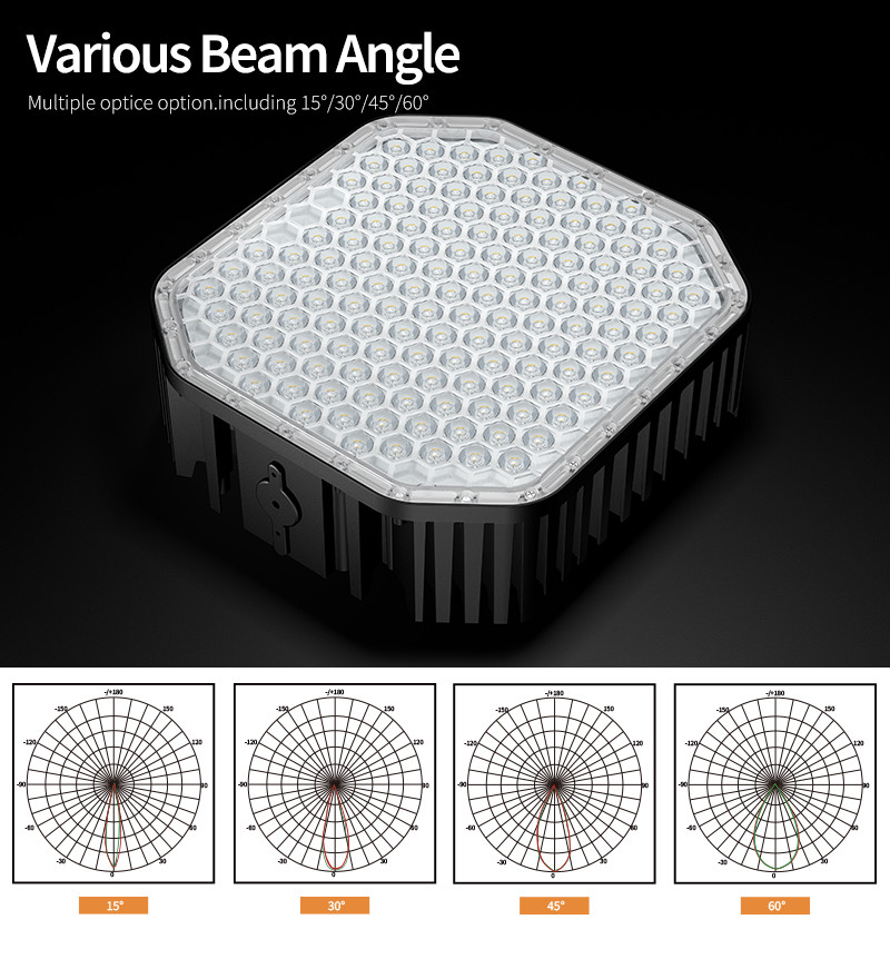 600W LED Sport Court Light IP67 3000K-6500K 100-277V