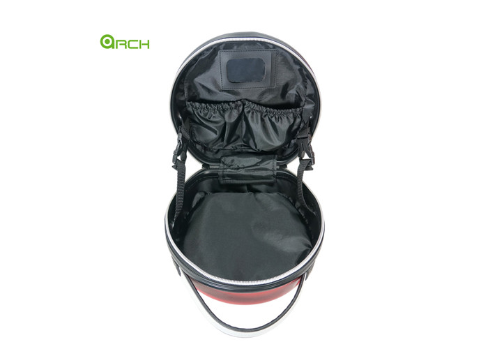 Round Lovely Women Elegant Leather Travel Suitcase