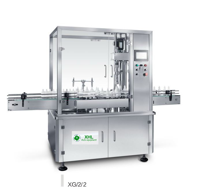 Rotary 80 BPM 2000kg Glass Bottle Filling Line