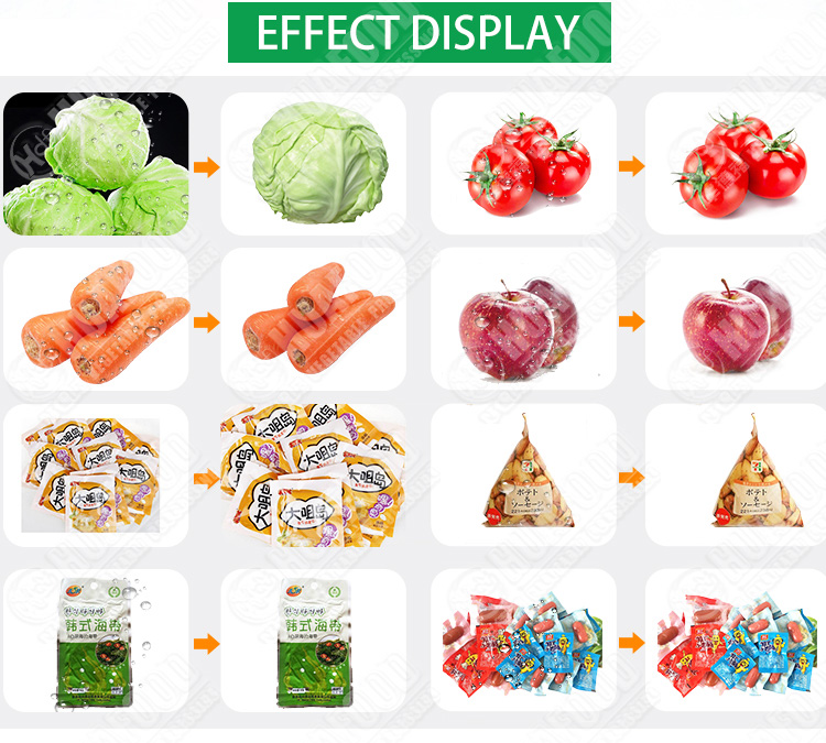 Continuous Food Drying Machine Fruit Bubble Washing Processing Line